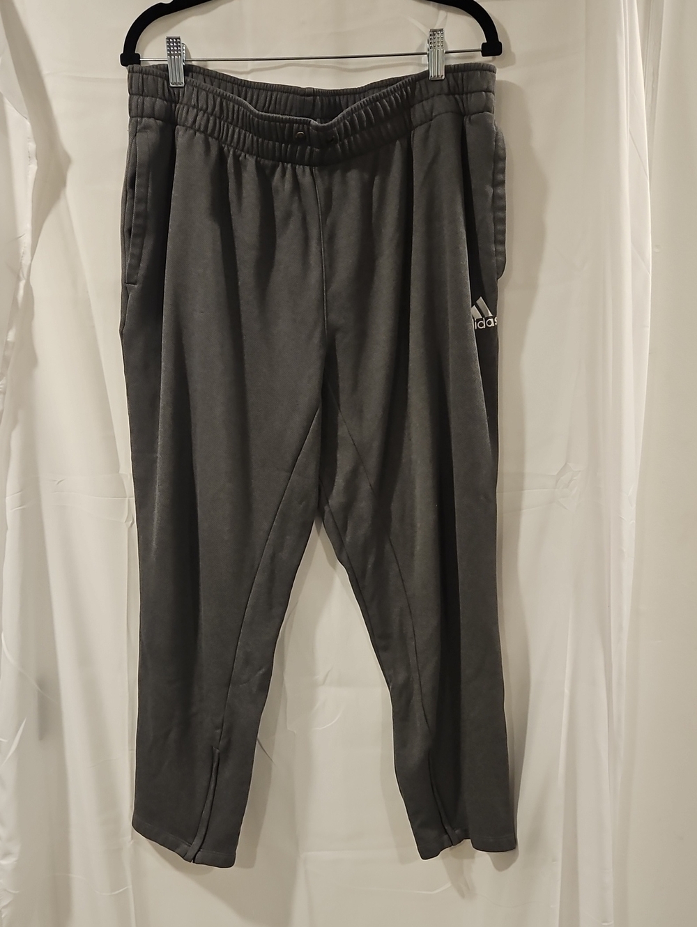 adidas Dark Gray Casual Sweatpants with Logo